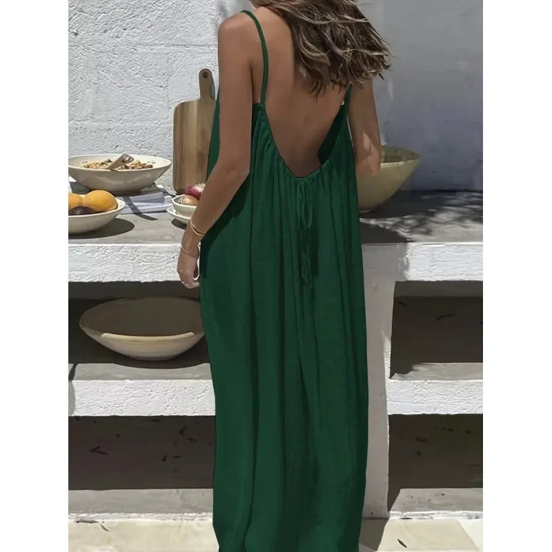 Women's Strapless Maxi Dress