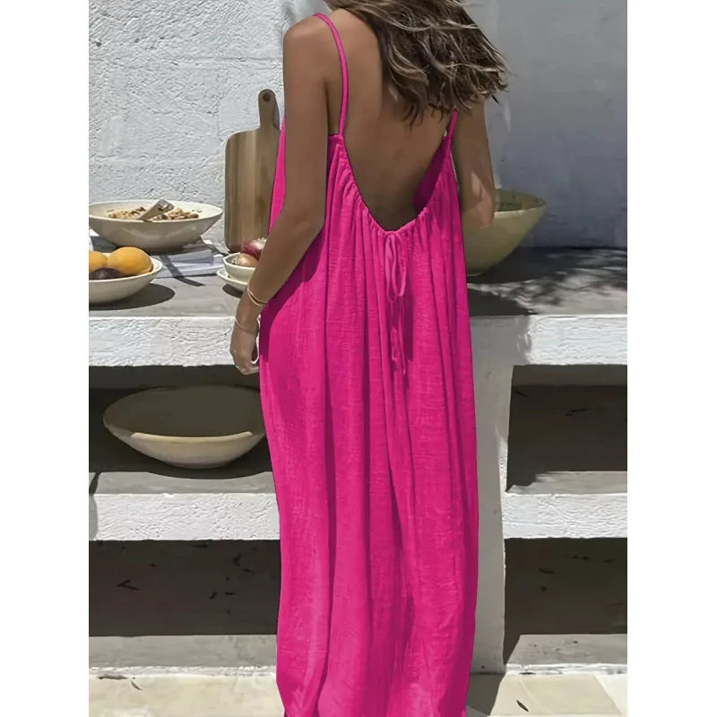 Women's Strapless Maxi Dress