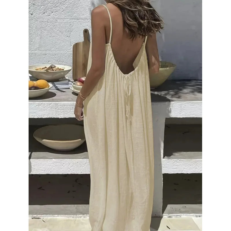 Women's Strapless Maxi Dress