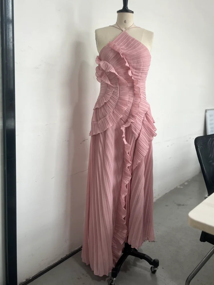 Lotus Edge Maxi Dress