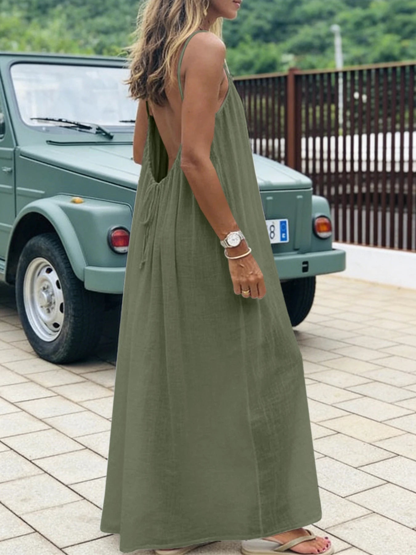 Women's Strapless Maxi Dress