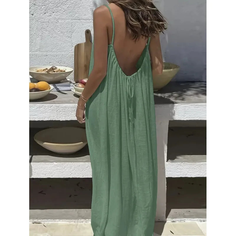 Women's Strapless Maxi Dress