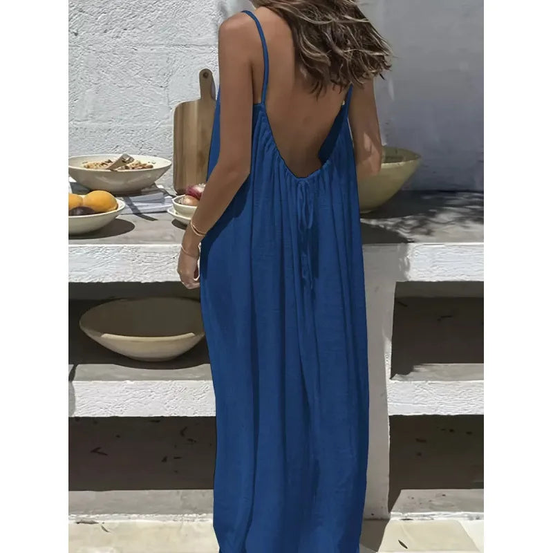Women's Strapless Maxi Dress