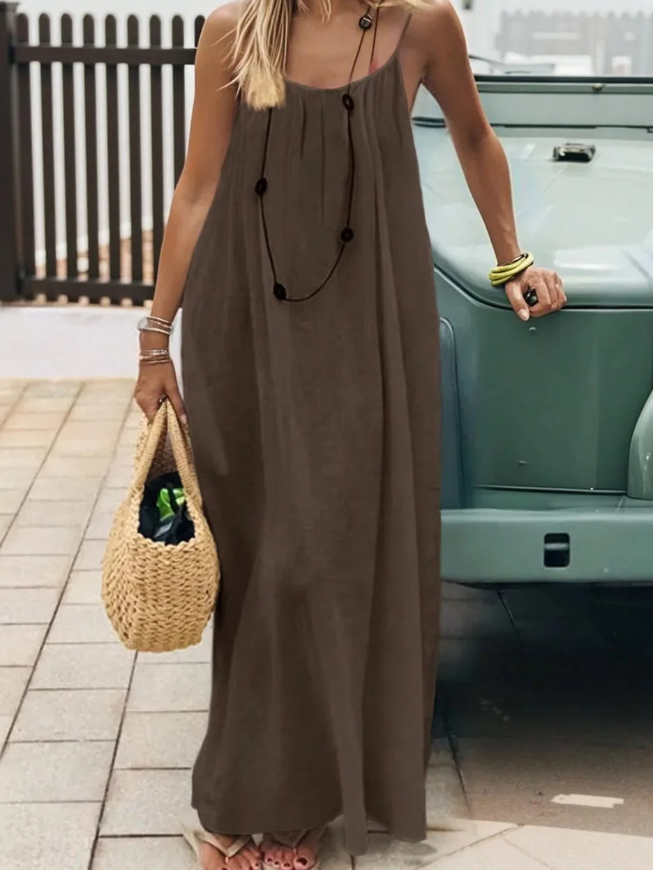 Women's Strapless Maxi Dress