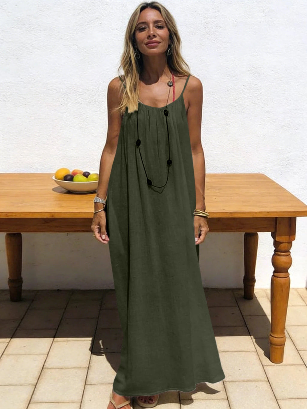 Women's Strapless Maxi Dress