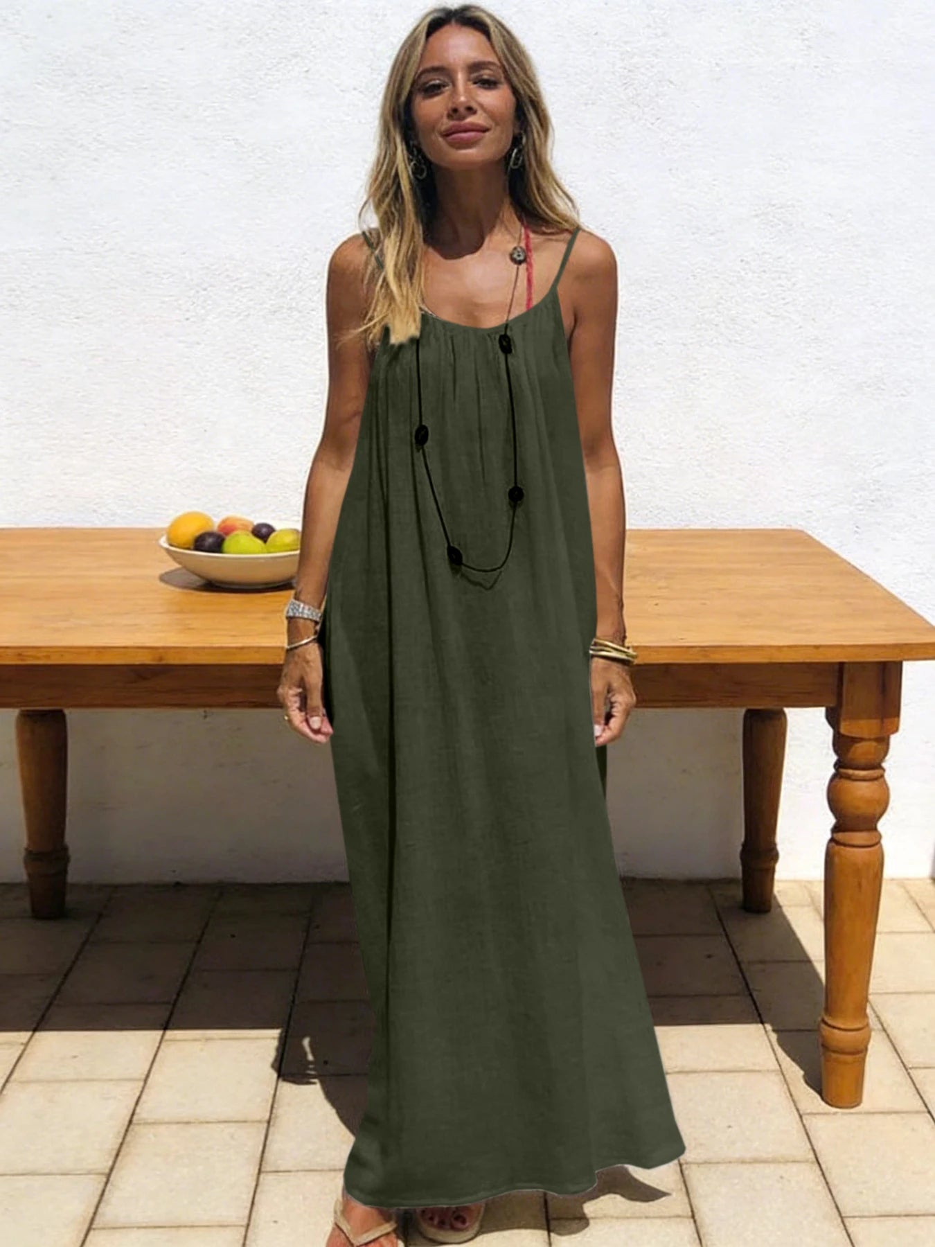 Women's Strapless Maxi Dress