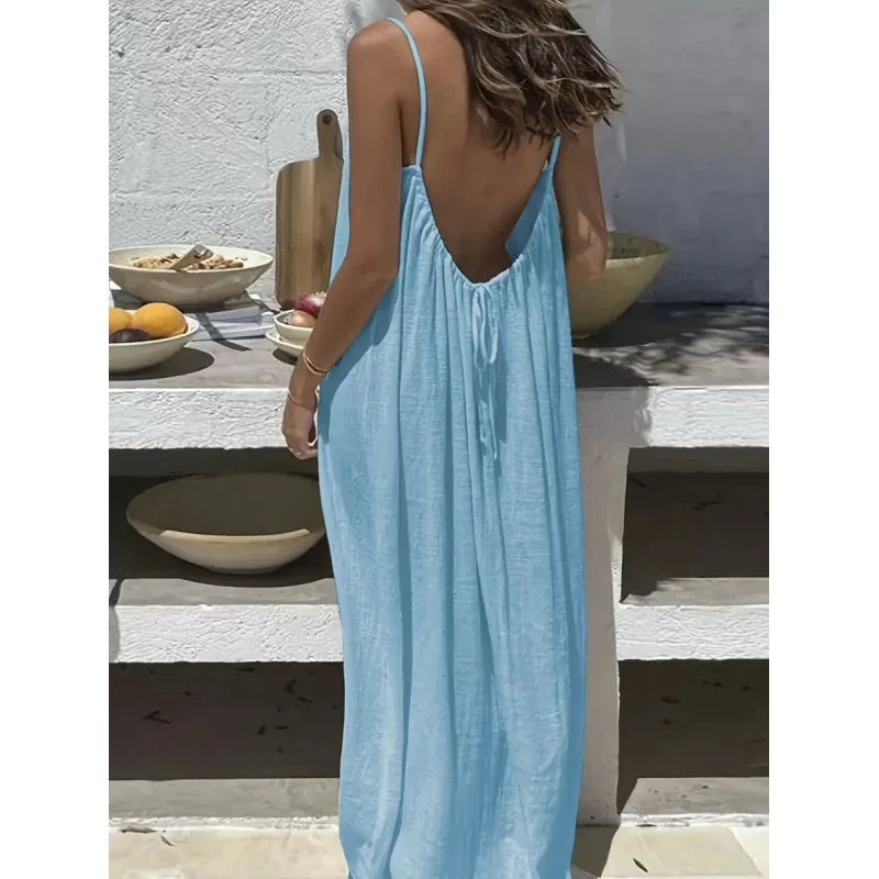 Women's Strapless Maxi Dress