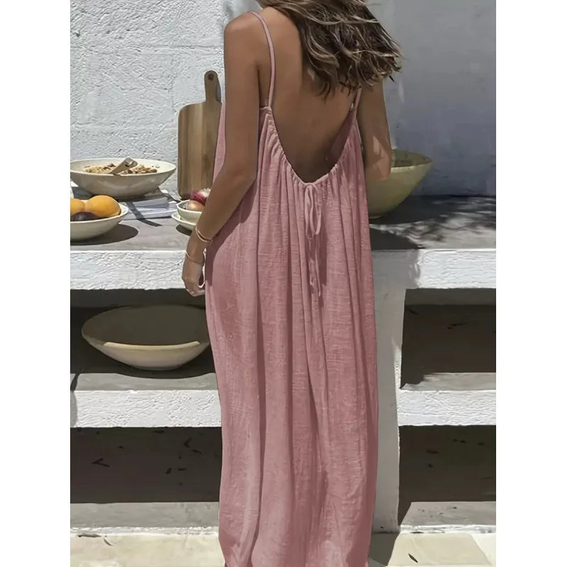 Women's Strapless Maxi Dress