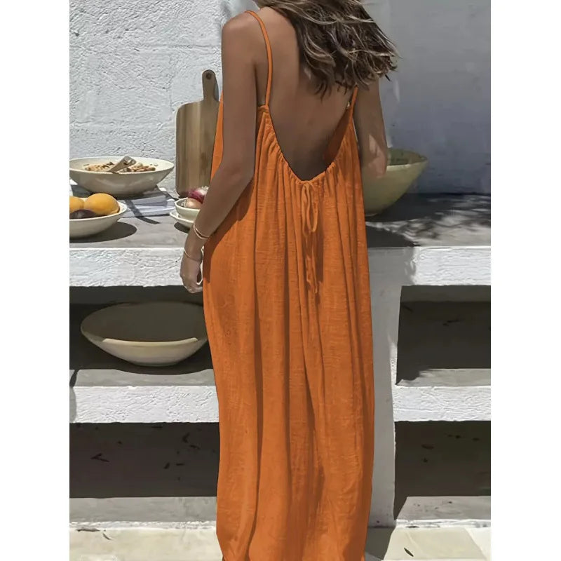Women's Strapless Maxi Dress