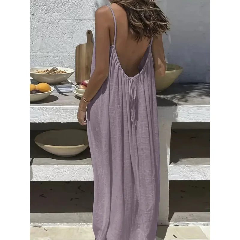 Women's Strapless Maxi Dress